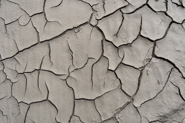 Cracked mud ground texture