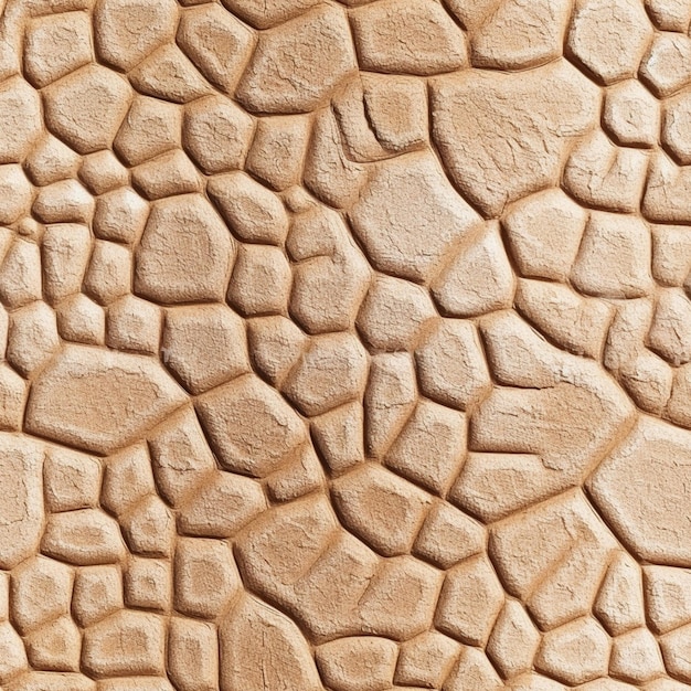 A cracked mud texture with the word'embossed'on it.