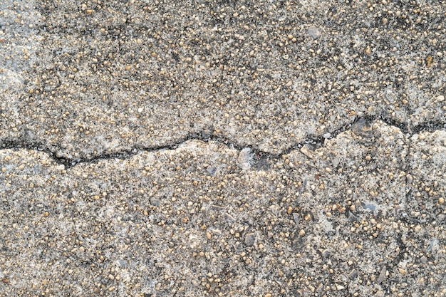 Cracked old concrete floor used for concrete background texture in decorative art work