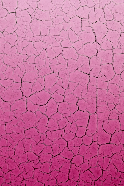 Sfondo di texture dipinto di rosa incrinato e scrostato sfondo del telefono