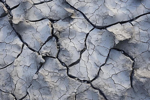 Cracked rocks with soil