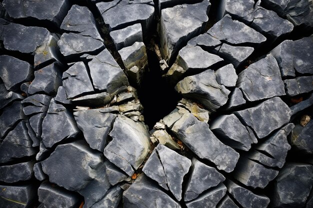 Premium AI Image | cracked stone background