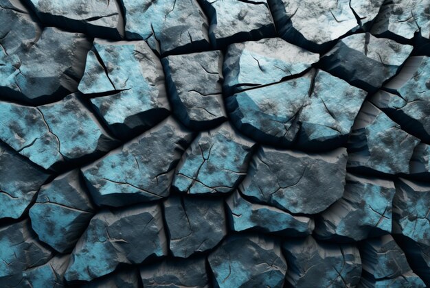 Cracked stone texture background generative ai