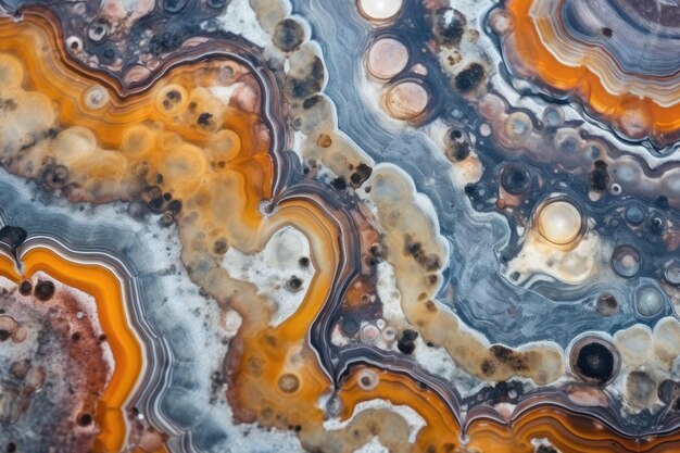 Cracked surface of agate stone