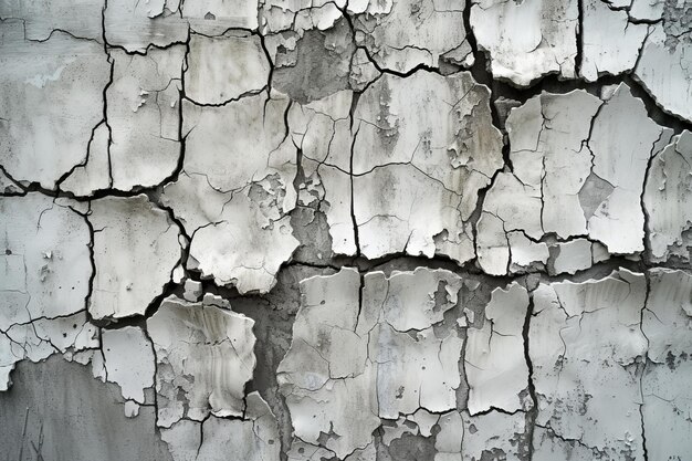 Cracked white paint texture