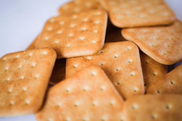 Cracker koekjes eten