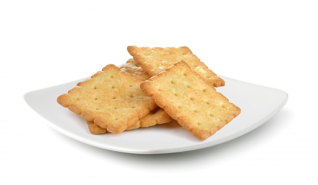 Cracker in a plate isolated