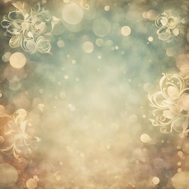 Craft a background with vintageinspired bokeh evoking the elegance of oldworld charm background