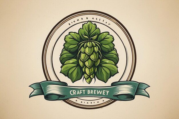 Photo craft brewery logo