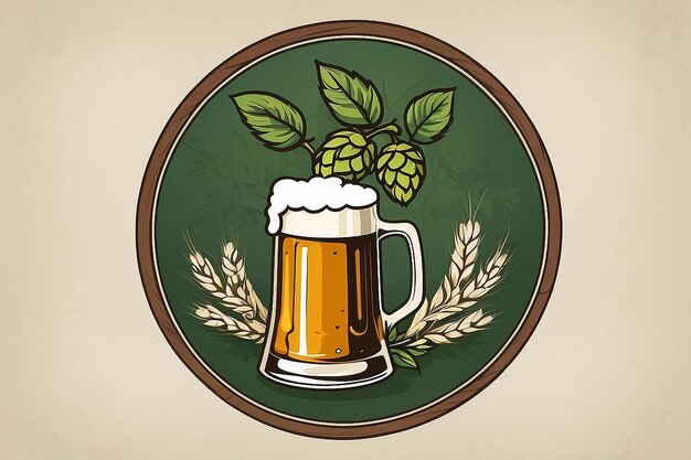 Photo craft brewery logo