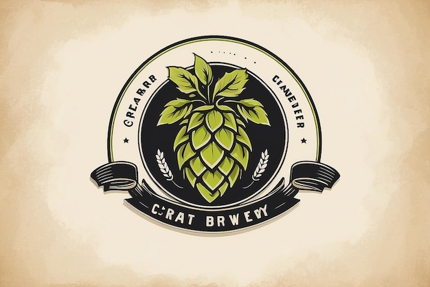 Photo craft brewery logo