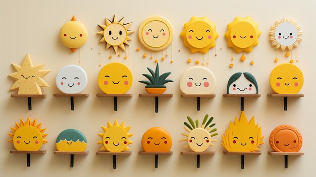 Craft A Collection Emoticons Wallpaper