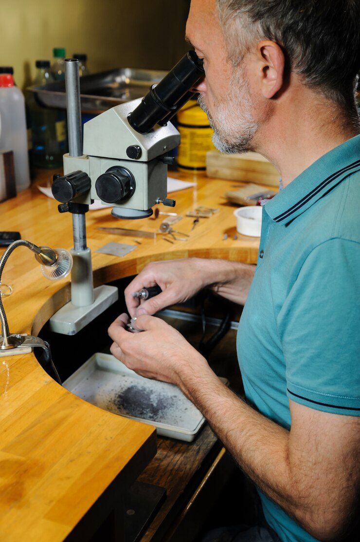 Craft jewelery making.