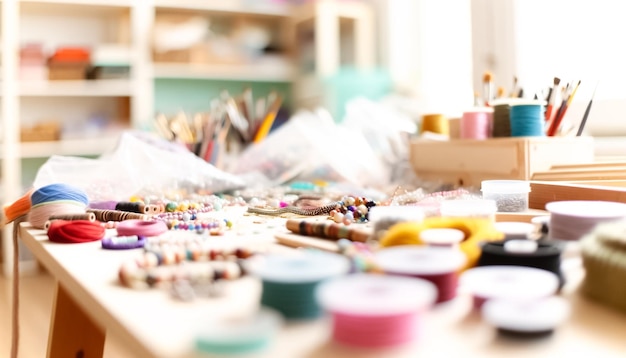 Crafting abundance the vibrant spectrum of creative materials