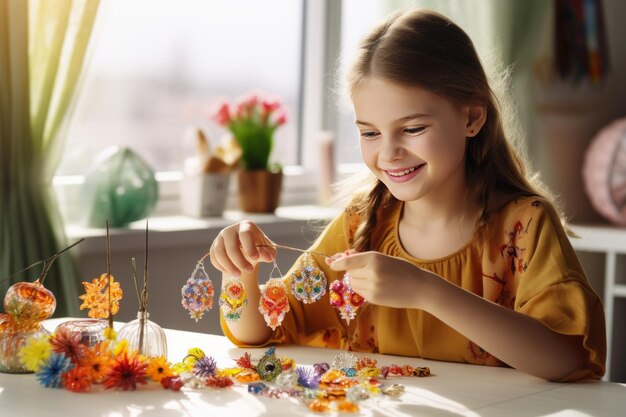 Premium AI Image  Crafting Magic Captivating Journey of a Talented 