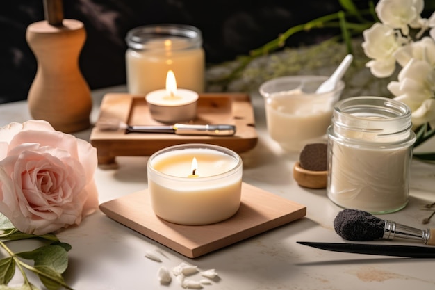 Photo crafting trendy diy discovering the art of making homemade ecofriendly soy wax candles with essent