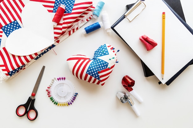 Crafts made with USA flag