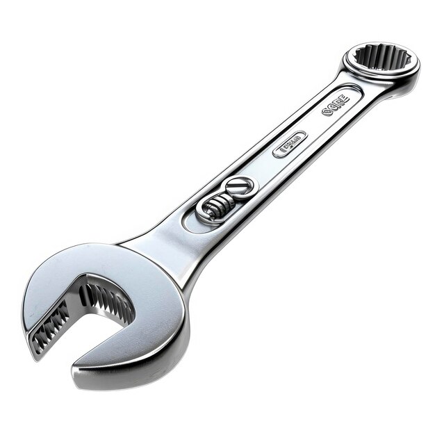 Craftsman Large Wrench 3D Illustratie Cartoon 3D illustratie