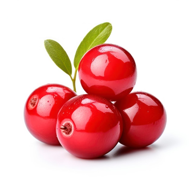 Cranberry isolated on a white background