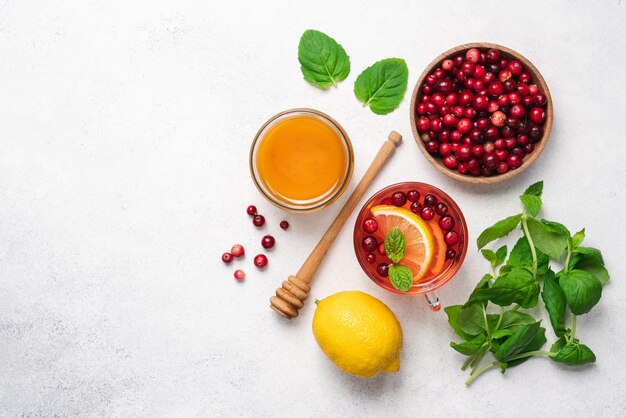 Cranberry Lemon Tea