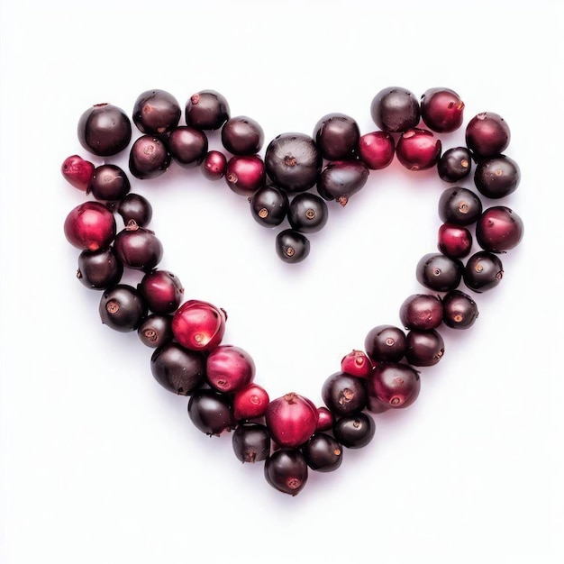Cranberry Love A HeartShaped Delight Generative AI