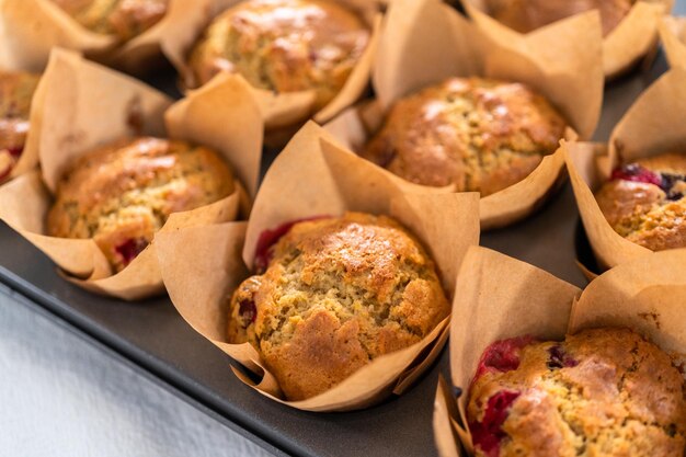 Cranberry muffins