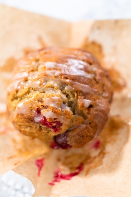 Cranberry muffins