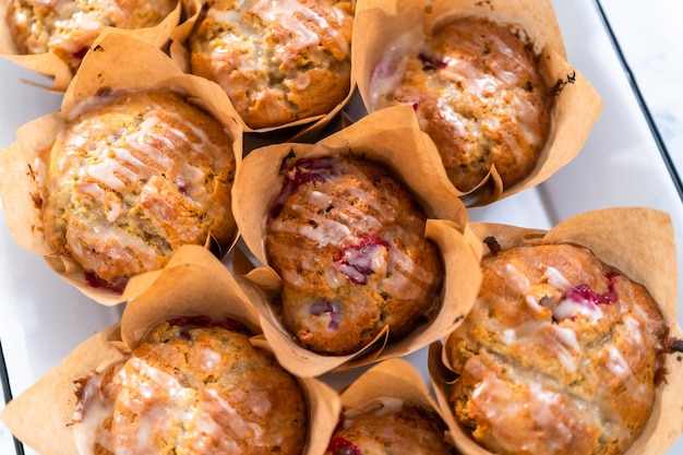 Cranberry muffins