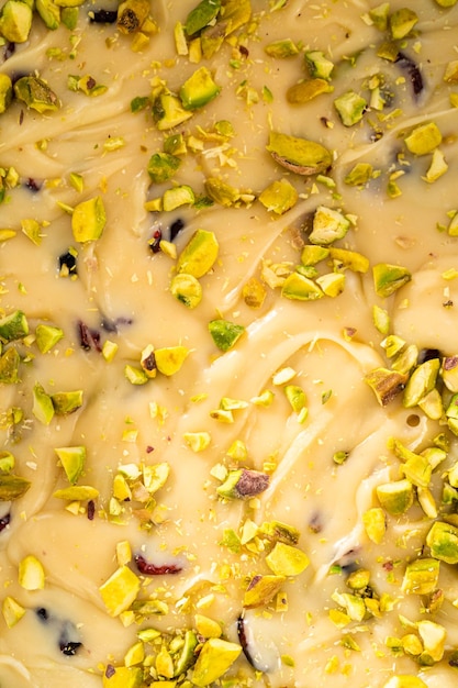 Cranberry pistachio fudge