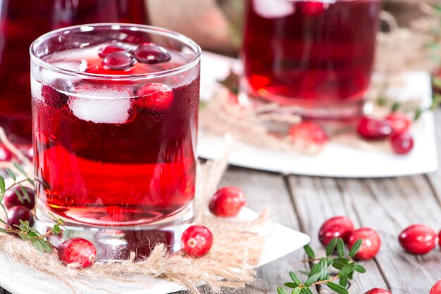 Cranberry sap