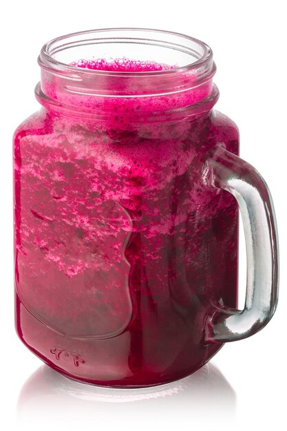 Cranberry smoothie juice jar-paden