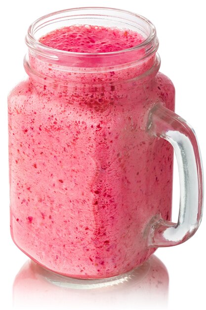 Cranberry smoothie juice jar-paden