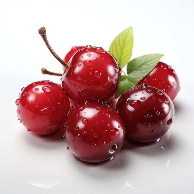 cranberry white background