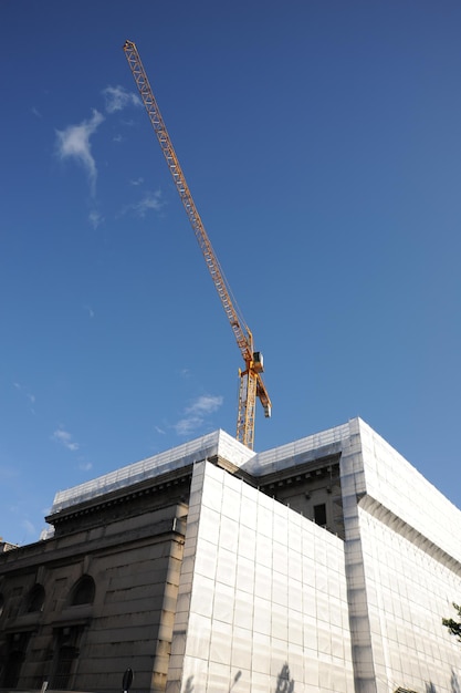 Crane at the construction