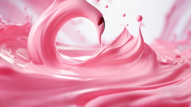 Кран макро выстрел розового антивозрастного крема с витаминами С и Е Антивозрастный крем фон для его