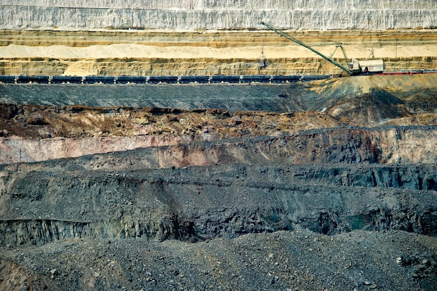 Crane at mining industry