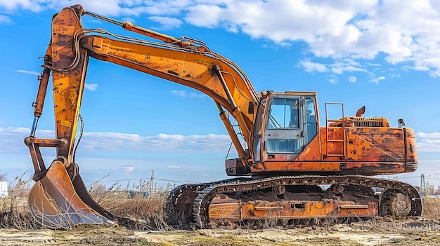 Crawler graafmachine met hydraulische breker hamer voor de vernietiging van beton en hard gesteente op de bouwplaats of steengroeve Jackhammer met behulp van zonder blaasmethode Hard gesteente sloop