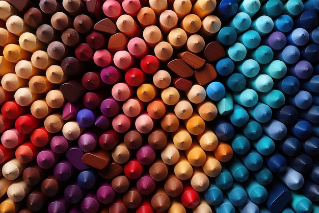 CRAYONS PATTERN BACKGROUND