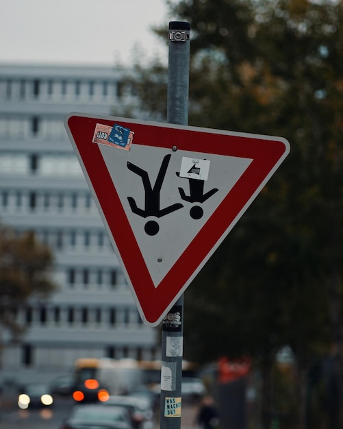 Photo crazy street sign