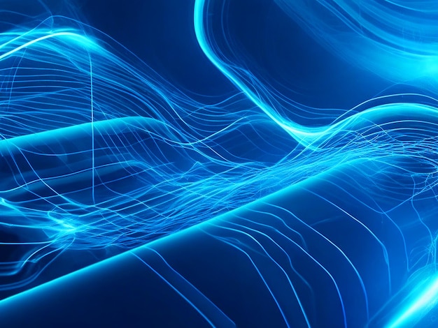Фото un crea fondo de pantalla predominantemente azul con circuitos electrnicos difusos en el fondo (создает основание экрана преимущественно голубым с электронными схемами, распространенными в основе)