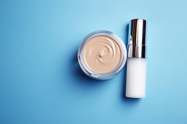 Photo cream background lotion hygiene care spa treatment jar cosmetology skin beauty cosmetics natural