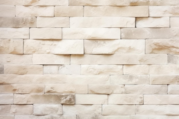 Cream and beige brown brick wall concrete or stone texture