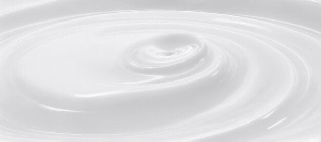 Cream cosmetic swirl Generative AI