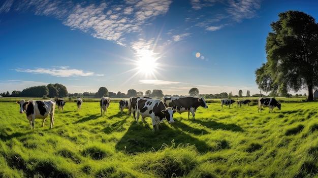 Cream cow dairy