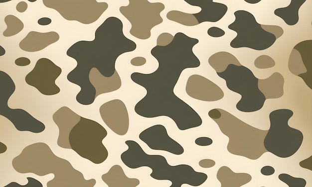 Cream Gold Camouflage Pattern Military Colors Vector Style Camo Background Graphic Army Art Design