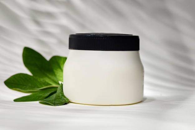 cream jars mockup cosmetic jar