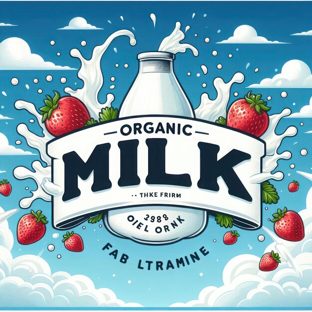 Photo a cream milk