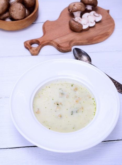 Cream mushroom soup 