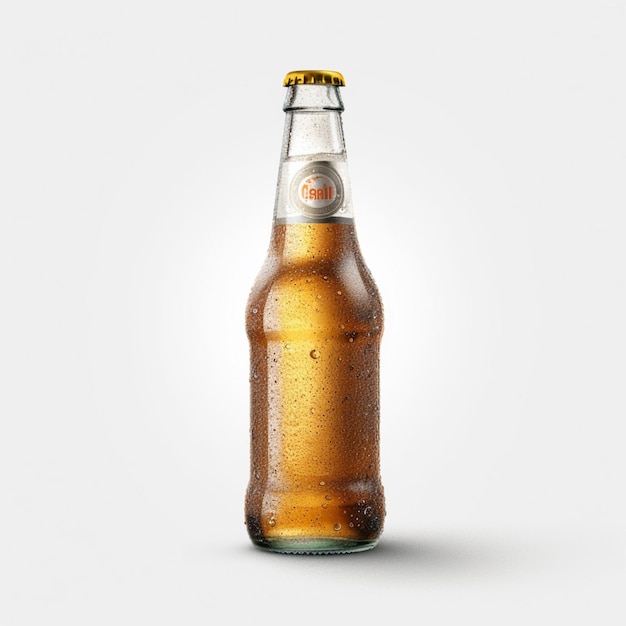 Cream Soda with white background high quality ultra