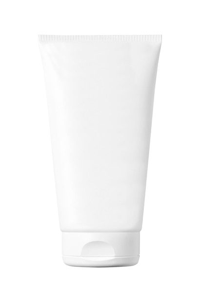 Photo cream tube isolated